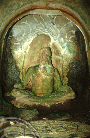 T8676. Statue in the Grotto. William Ricketts sanctuary. Victoria. Australia. January 1999