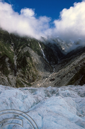 T8917. On the glacier. Franz Josef Glacier. South Island. New Zealand. 20th February 1999