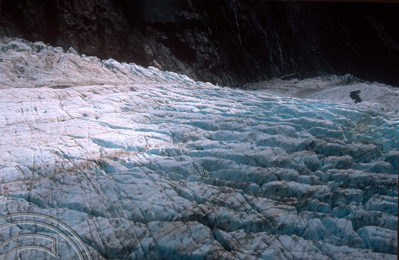 T8936. Flying over the glacier. Franz Josef Glacier. South Island. New Zealand. 18th February 1999