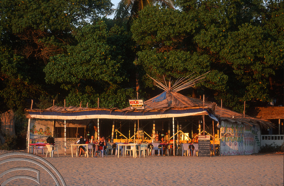 T9256. Morning Star beach restaurant. Arambol. Goa. India. 18th January 2000