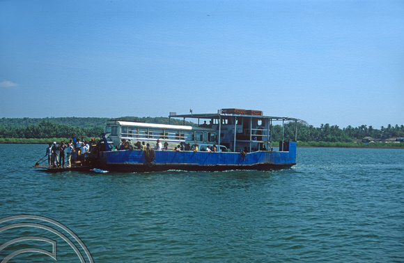 T9407. Chopdem - Siolim ferry. Siolim. Goa. India. 2nd February 2000