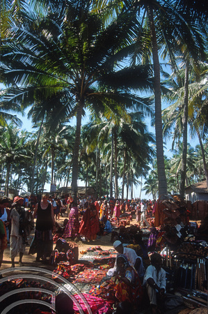T4467. The Flea market. Anjuna. Goa. India. December 1993.