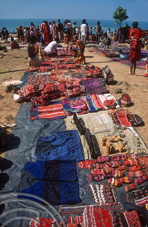 T4471. The Flea market. Anjuna. Goa. India. December 1993.