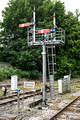 DG422401. Converted bracket semaphore signal. Yeovil Pen Mill. Somerset. 12.7.2024.