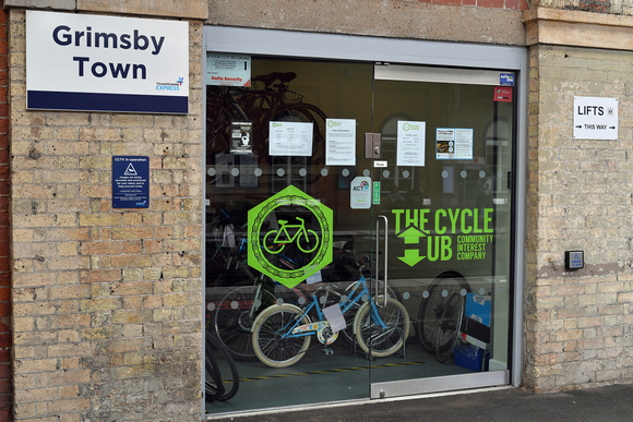 DG399136. The cycle hub. Grimsby Town. 19.7.2023.