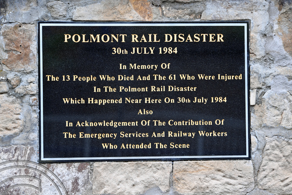 DG252048. Remembering the Polmont crash. Polmont. 25.8.16
