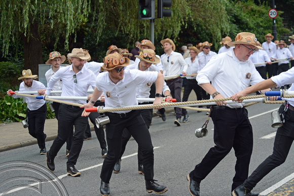 DG426654. Rushbearing festival. Sowerby Bridge. West Yorkshire. 7.9.2024.