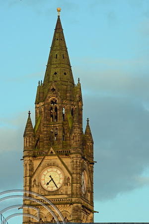 DG176168. Town hall clock. Manchester. 12.4.14.
