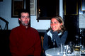 T12073. Lynn and John Hunt in the Scholarhio. Plaka. Athens. Greece. February 2004.