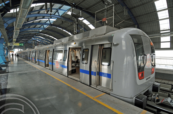 DG69661. Bombardier train. Noida City Centre. India. 9.12.10.