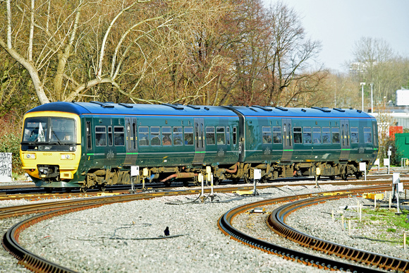 DG366260. 165130. 2O78.  1242 Great Malvern to Weymouth. Bristol Temple Meads. 17.2.2022.