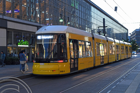DG369695. Tram 9148. Alexanderplatz. Berlin. Germany. 8.5.2022.