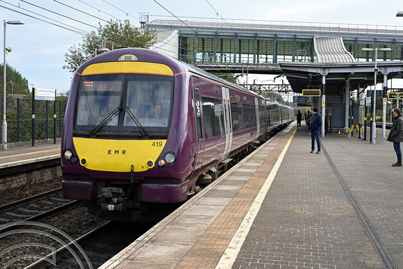 DG429000. 170419. 170503. 1R52. 1044 Nottingham to Liverpool Lime Street. Liverpool South Parkway. 29.9.2024.