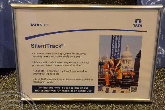 DG179447. Tata steel silent track. Infrarail. 20.5.14.