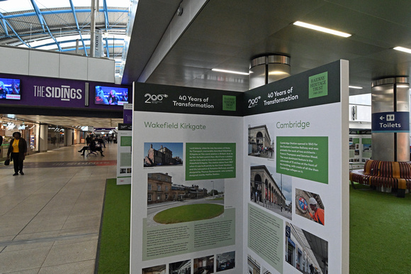 DG443594. Rail 200 exhibition by RHT. London Waterloo. 8.4.2025.