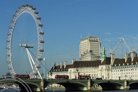 DG254772. Westminster Bridge and the London Eye. London. 7.9.16