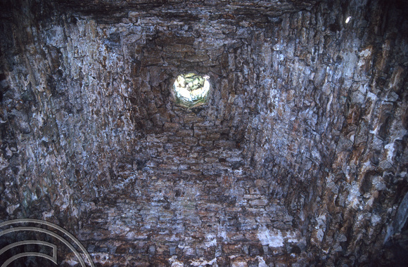 T5303. Inside the priory Dovecote. Penmon. Anglesey. Wales. 5th May 1995.