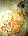 T14764. Rock painting.  Sri Lanka. 2003.  (1)