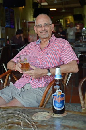 DG204594. Beer at the MonaLiza. Lebuh Chulia. Georgetown. Penang. Malaysia. 26.1.15
