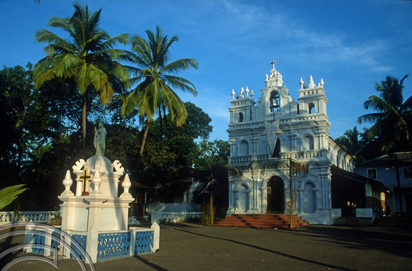 T5669. The Church. Arambol. Goa. India. December 1995