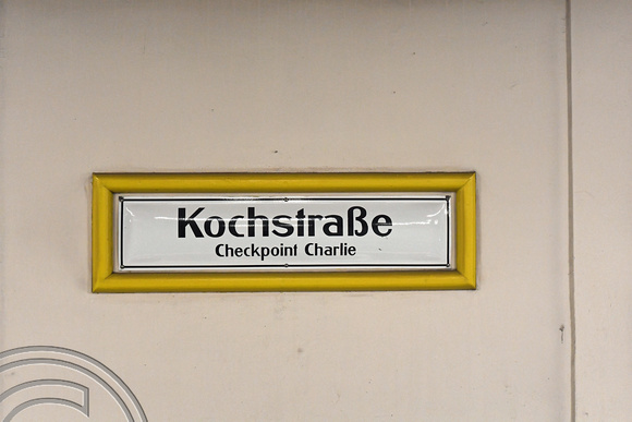DG369937. Kochstraße or Checkpoint Charlie. U6. Berlin. Germany. 9.5.2022.