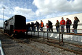 DG09714. Shunter drivers. NRM. York. 17.3.07.