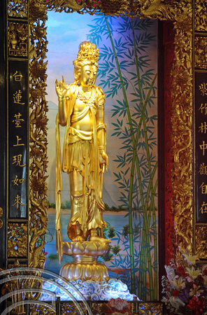 DG73301. Temple God. Chinatown. Bangkok. 2.2.11.
