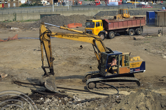 S0127. Demolition. Bow goods yard. London. Bow. 4.94