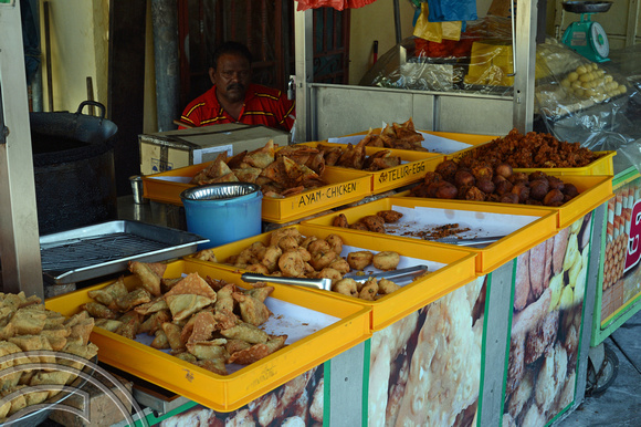DG204709. The best samosa stall in Little India. Georgetown. Malaysia. 31.1.15
