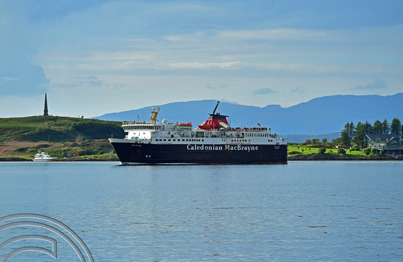 DG378396. Calmac ferry, Isle of Mull. 4719gt. Built 1988. Oban. Scotland. 28.8.2022.