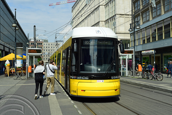 DG369547. Tram 9148. Alexanderplatz. Berlin. Germany. 7.5.2022.