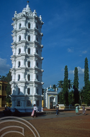 T5663. Shri Shantadurga temple. Ponda. Goa. India. December 1995