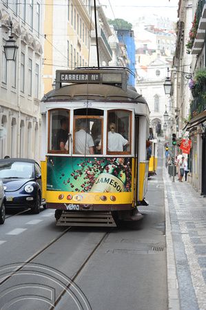 DG53051. Tram 556. Rua da Conceicao. Lisbon. Portugal. 2.6.10.