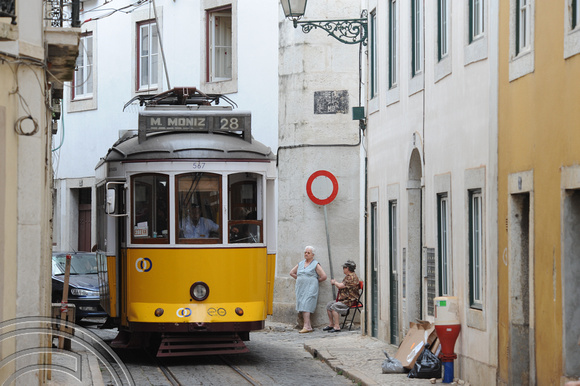 DG53144. Tram 567. Rua da Conceicao. Lisbon. Portugal. 2.6.10.