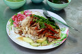 DG204950.  Street food. Duck with rice. Bangkok. Thailand. 5.2.15