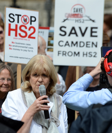 DG177148. Anti Hs2 demo. Westminster. London. 28.4.14.