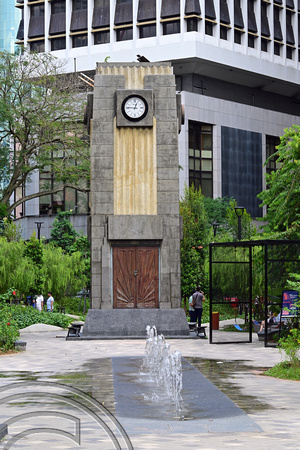 DG439630. Old Market Square clock tower. Kuala Lumpur. Malaysia. 16.2.2025.