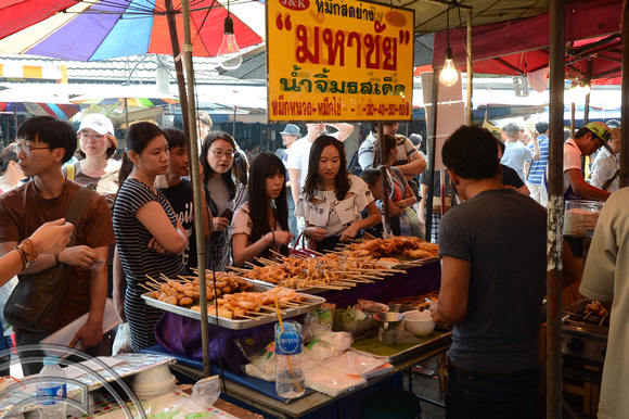 DG204741. Fresh prawns. Chatuchak Weekend Market. Bangkok. Thailand. 1.2.15