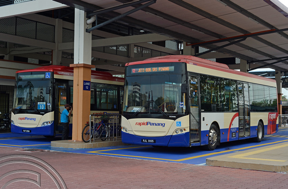 DG204575. Rapid KL buses. Pangkalan Raja Tun Uda. Georgetown. Penang. Malaysia. 26.1.15