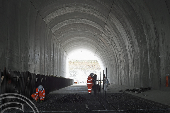 DG376127. HS2 green tunnel construction site. Chipping Warden. Northamptonshire. 4.8.2022.