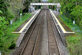 DG444222. View of the station. Church Stretton. 23.4.2025.
