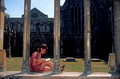 T5526. Lynn in the Cathedral. Canterbury. Kent. England. 21st July 1996