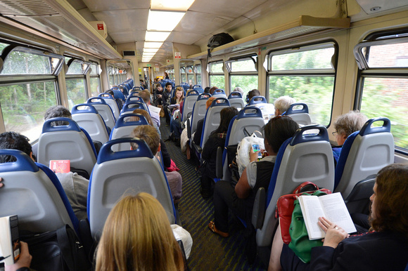 DG185058. Interior of a busy Northern 155. 4.7.14.