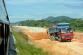 DG99958. Building the trackbed near Nibong Tebal. Malaysia. 20.12.11