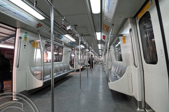 DG69580. Interior. Rotem built Delhi Metrocar. India. 7.12.10.