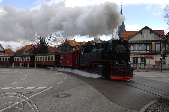 FDG2938. 99 7241. Wernigerode . Harz railway. Germany. 17.2.06.