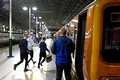 DG436218. Rushing to catch the train. Manchester Piccadilly. 30.12.2024.