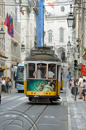 DG53054. Tram 556. Rua da Conceicao. Lisbon. Portugal. 2.6.10.