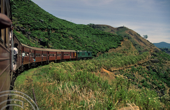 T3200. Train to Haputale. Sri Lanka. 1992.