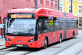 DG441197. 8666. Electric bus with pantograph. Prinsens gate. Oslo. Norway. 26.2.2025.